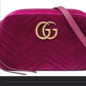Gucci Velvet Marmot Crossbody NWT